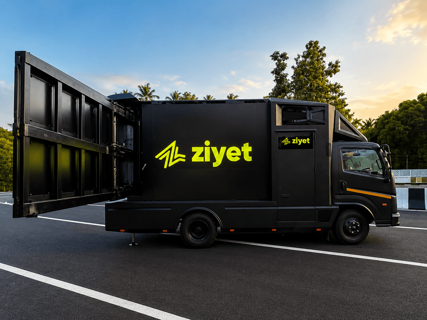 Ziyet LED billboard truck – view 5